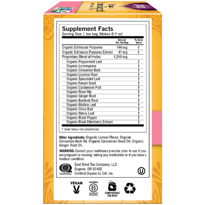 Tea Echinacea Immune Support (16 serv)