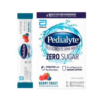 Pedialyte Zero Sugar Berry Frost (8 sobres)