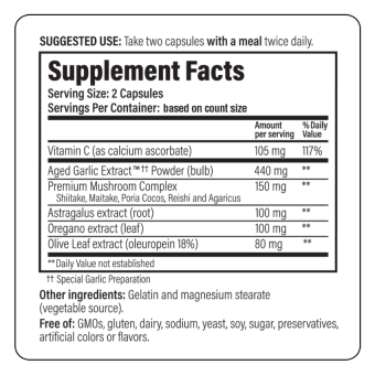 Kyolic 103 Vitamin C Astragalus (100 cap)