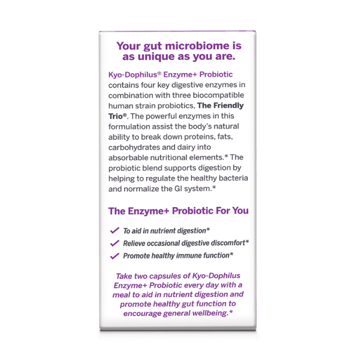Kyo-Dophilus Probiotic w/ Enzymes 2 Bill (60 cap)