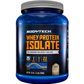 Whey Protein Isolate Cookies & Cream (22 serv) 1.5 lb