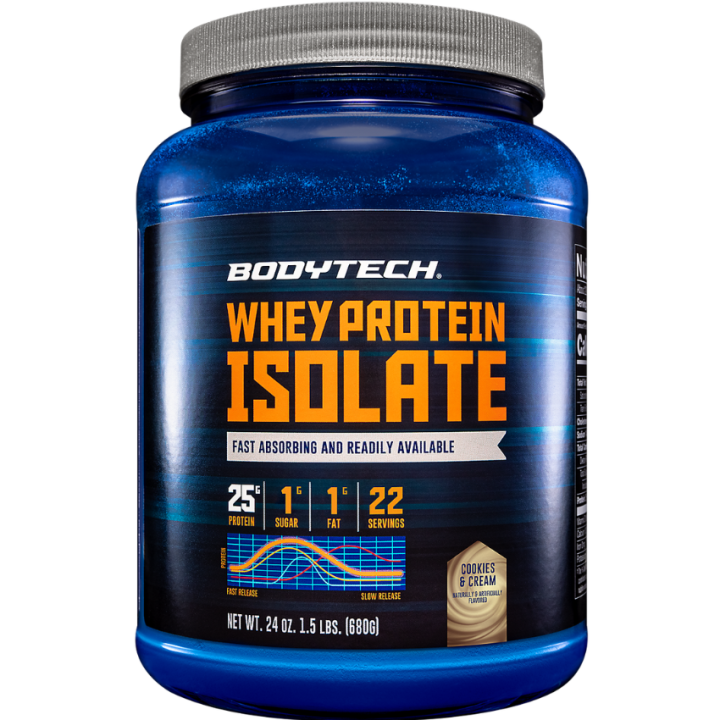 Whey Protein Isolate Cookies & Cream (22 serv) 1.5 lb