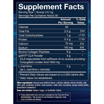CLA Carnitine Collagen Fruit Punch (30 serv) 15.98 oz