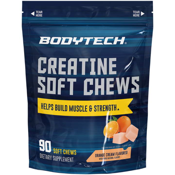 Bodytech Creatine Soft Chews Orange Cream (90 chews)
