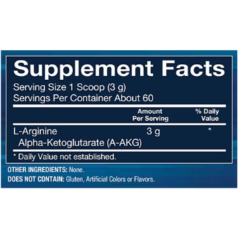 L-Arginine AKG Unflavored 3 g (60 serv)