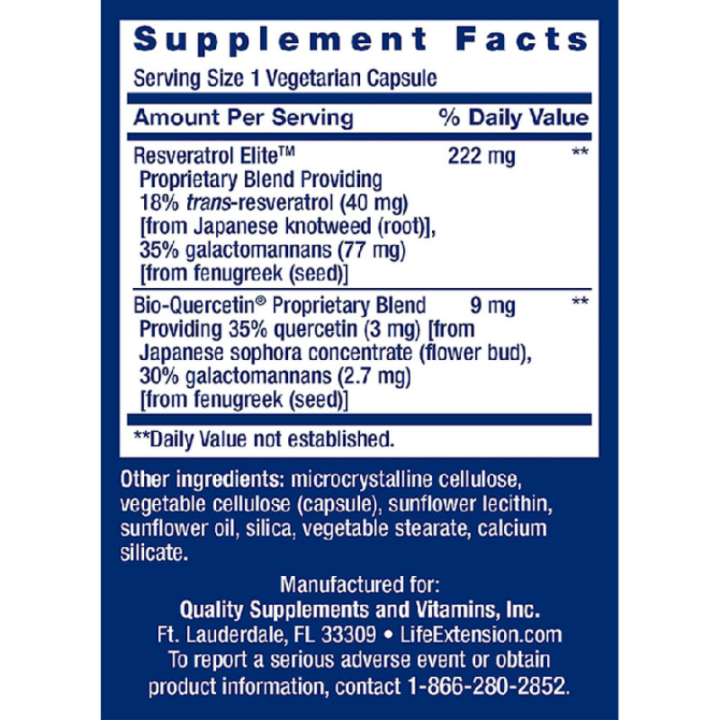 LE Optimized Resveratrol 222 mg (60 veg cap)