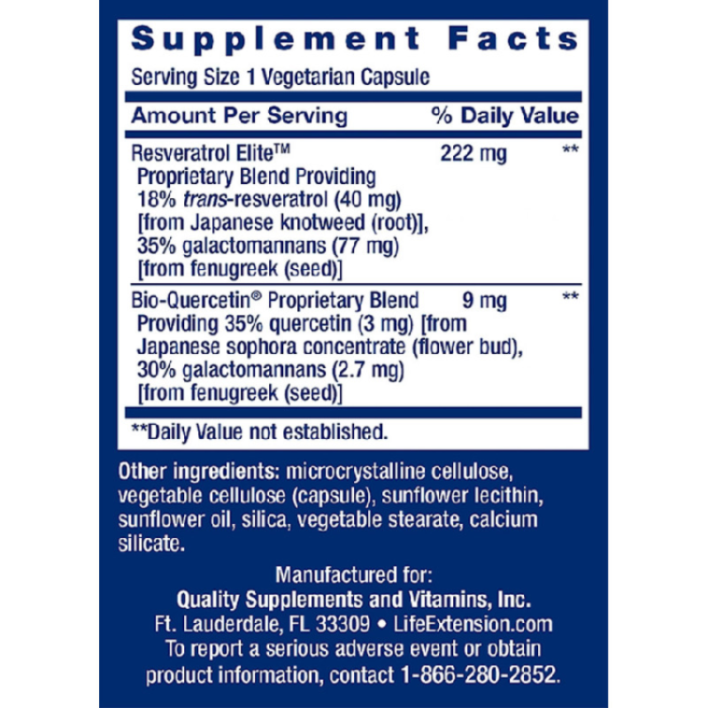 LE Optimized Resveratrol 222 mg (60 veg cap)
