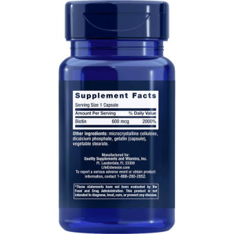 Biotin 600 mcg (100 cap)