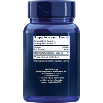 Life Extension MSM 1000mg (100 cap)