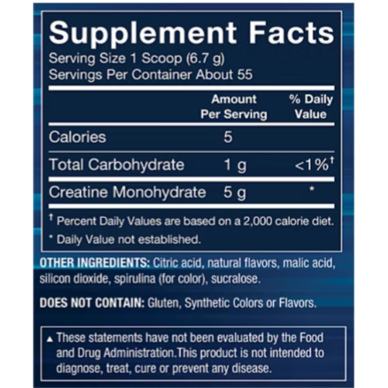 Creatine Monohydrate Powder Artic Blast 6.7 g (55 serv)
