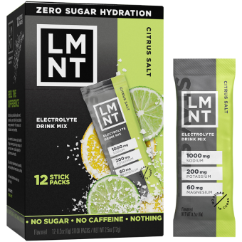 LMNT Electrolyte Drink Mix Citrus Salt (12 stick packs)