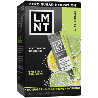 LMNT Electrolyte Drink Mix Citrus Salt (12 stick packs)