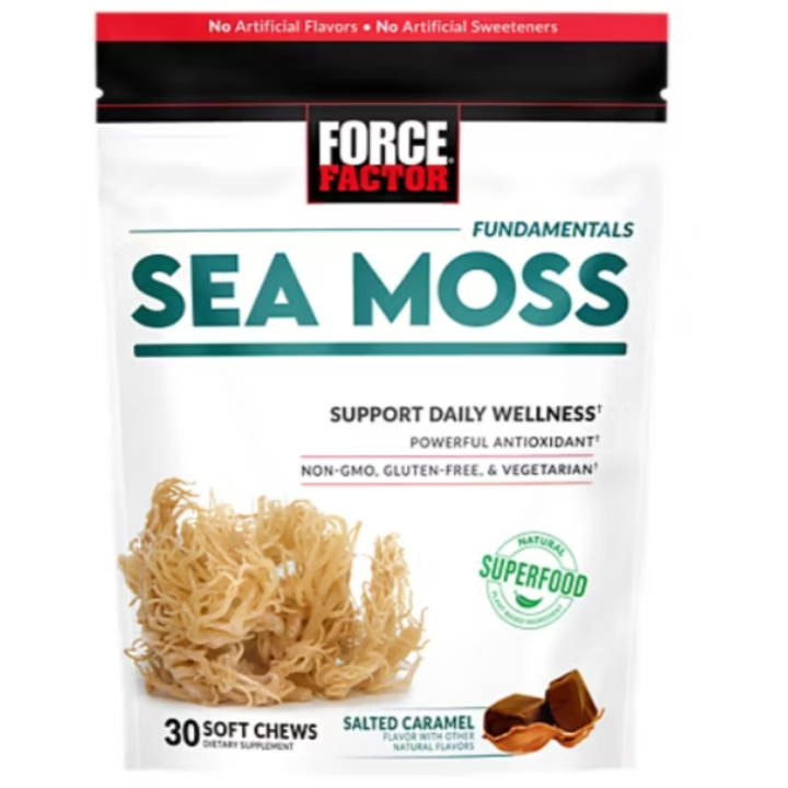 Force Factor Sea Moss Soft  Salted Caramel (30 chews)