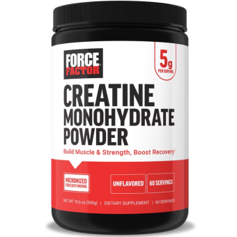 Force Factor Creatine Monohydrate Powder Unflavored (60 serv)
