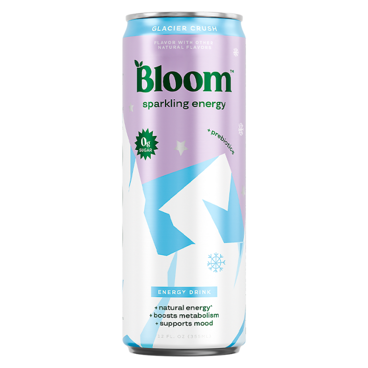 Bloom Sparkling Energy Drink Glacier Crush Limited Edition (12 fl oz)
