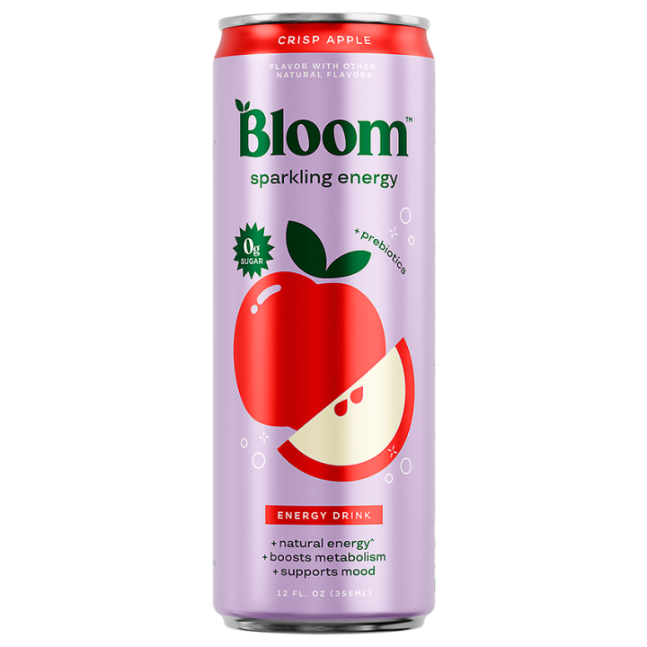 Bloom Sparkling Energy Drink Crisp Apple (12 fl oz)