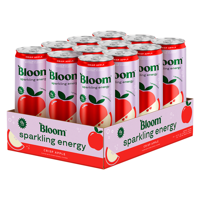 Bloom Sparkling Energy Drink Crisp Apple (12 fl oz)