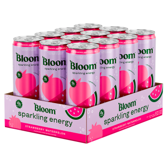 Bloom Sparkling Energy Drink Strawberry Watermelon (12 fl oz)