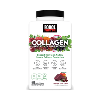 Force Factor Collagen Booster Tropical Fruit (60 chews)