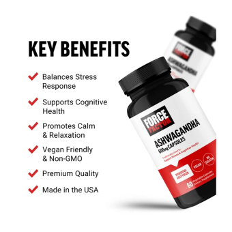 Force Factor Ashwagandha 600mg (60 veg cap)