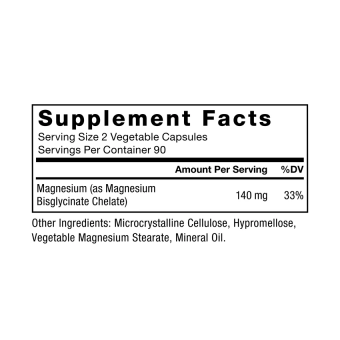 Force Factor Magnesium Glycinate 140 mg (180 veg cap)