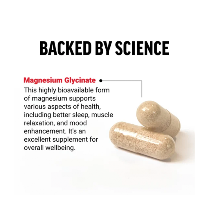 Force Factor Magnesium Glycinate 140 mg (180 veg cap)