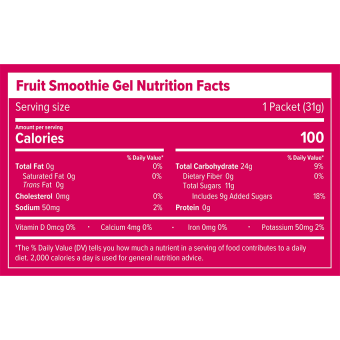 Honey Stinger Gel Fruit Smoothie (1 gel)
