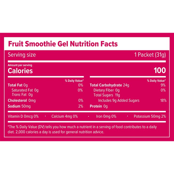 Honey Stinger Gel Fruit Smoothie (1 gel)
