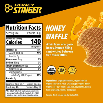 Honey Stinger Waffle Honey 30 gr (1 waffle)