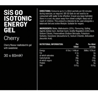 SIS Isotonic Energy Gel Cherry (1 gel)