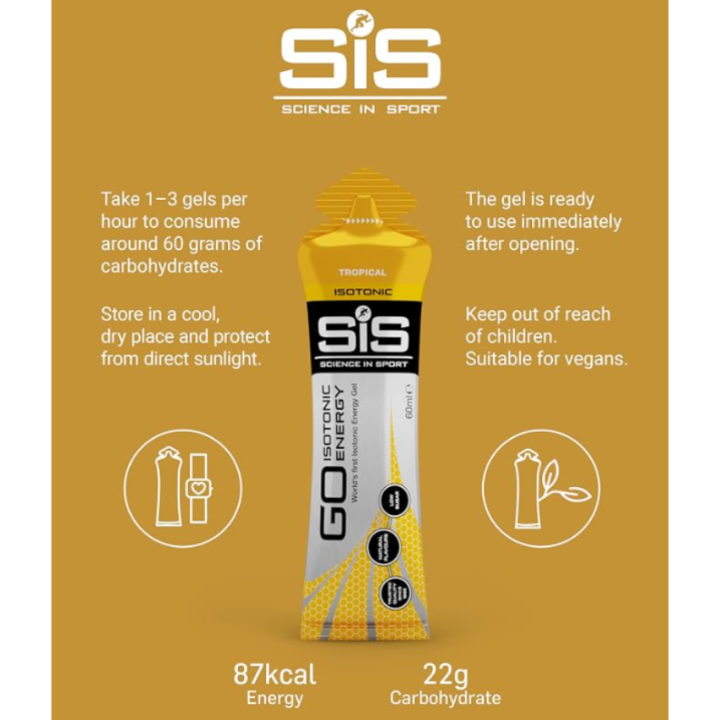 SIS Isotonic Energy Gel Tropical (1 gel)