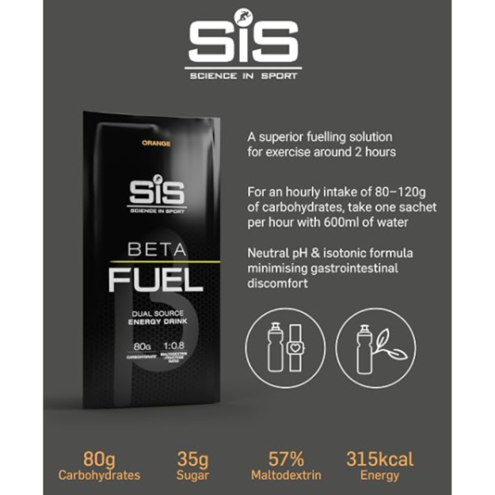 SIS Beta Fuel Orange 80 gr. (1 sachet)