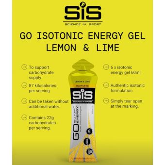 SIS Isotonic Energy Gel Lemon Lime (1 gel)