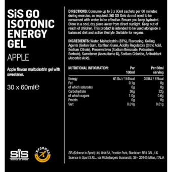 SIS Isotonic Energy Gel Apple (1 gel)