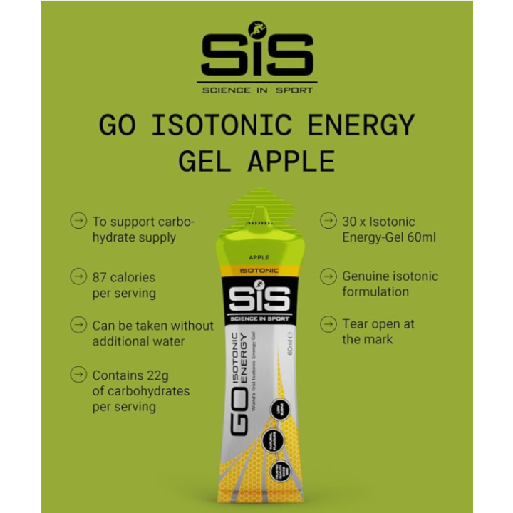 SIS Isotonic Energy Gel Apple (1 gel)