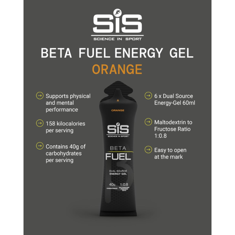 SIS Beta Fuel Gel Orange (1 gel)