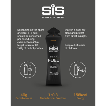 SIS Beta Fuel Gel Orange (1 gel)