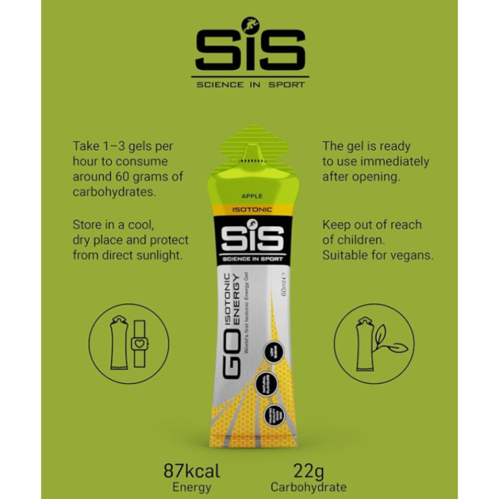SIS Isotonic Energy Gel Apple (1 gel)