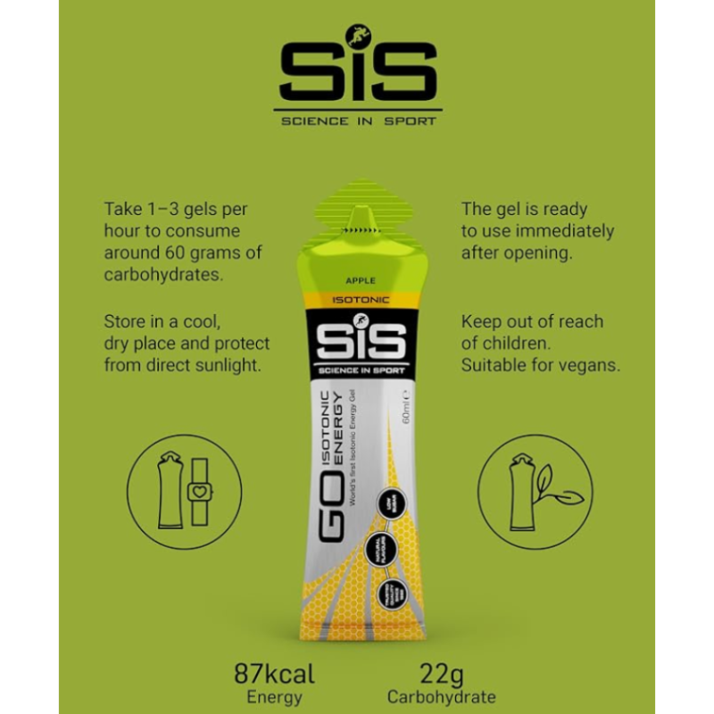 SIS Isotonic Energy Gel Apple (1 gel)