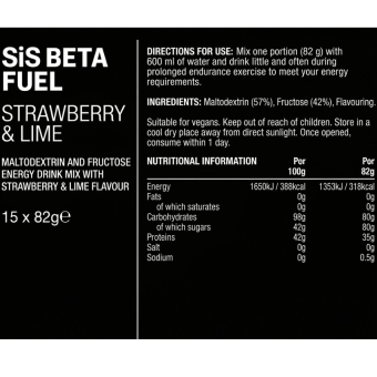 SIS Beta Fuel Strawberry & Lime 82 gr. (1 sachet)