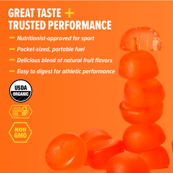 Honey Stinger Energy Chews Orange 50 gr (1 packet)