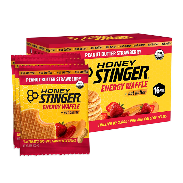 Honey Stinger Energy Waffles Peanut Butter Strawberry 30 gr (1 waffle)