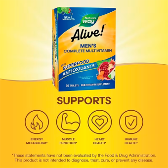 Alive Mens Energy Multi (50 tab)