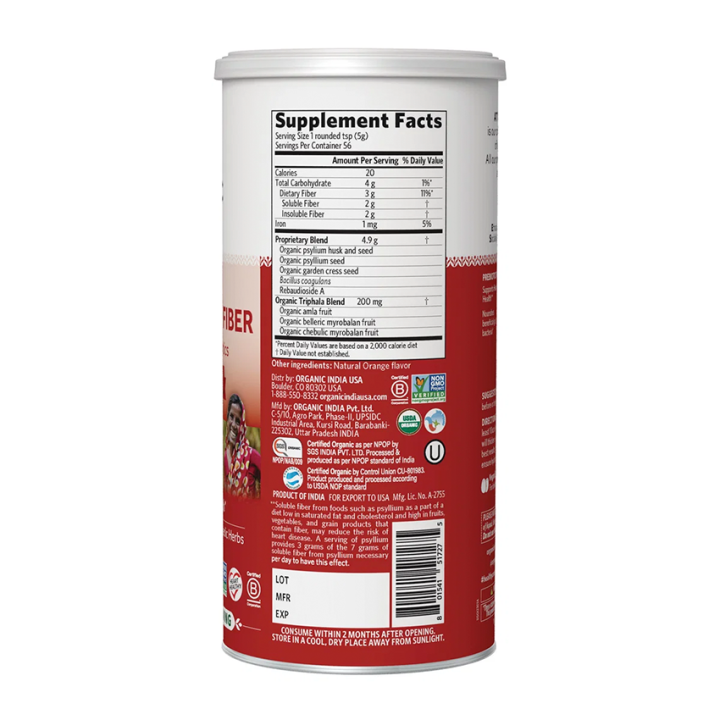 Psyllium Pre & Probiotic Fiber Orange (56 serv)