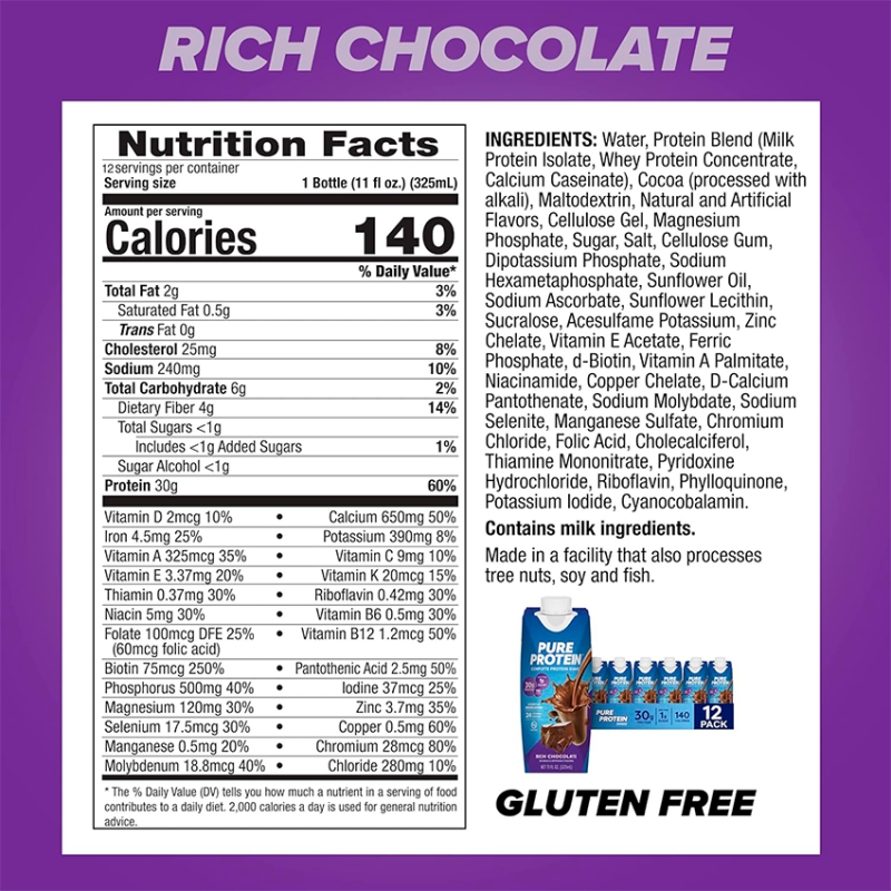 Protein Shake Rich Chocolate Milkshake 30g