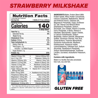 Protein Shake Strawberry Milkshake 30g