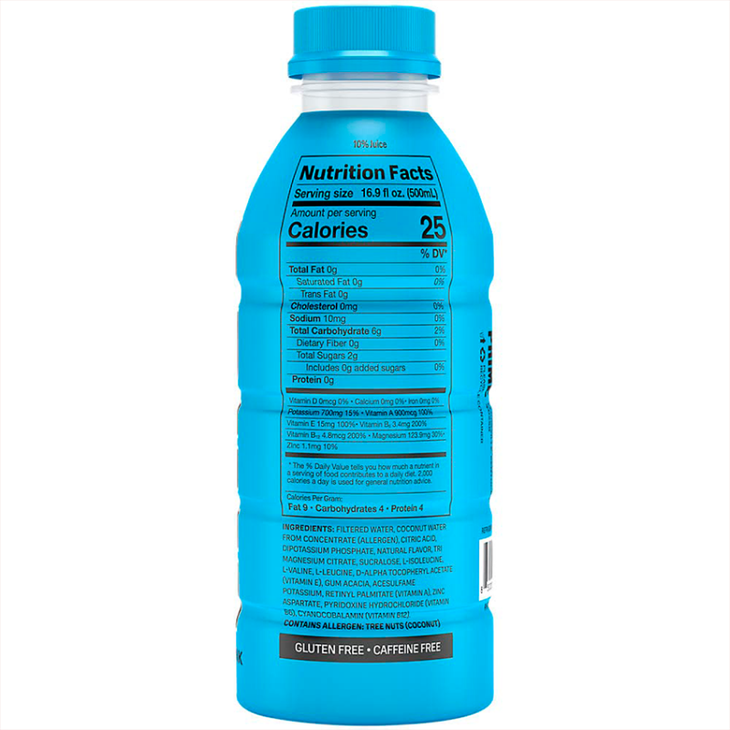 Prime Hydration Blue Raspberry (16.9 fl oz)