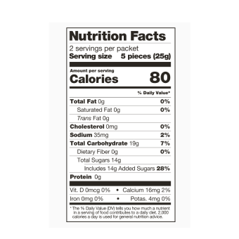 Skratch Energy Chew Lemon Green Tea 50 gr (1 packet)