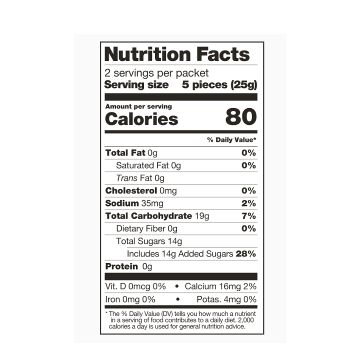 Skratch Energy Chew Lemon Green Tea 50 gr (1 packet)