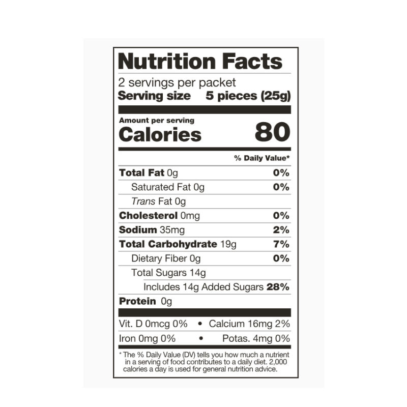 Skratch Energy Chew Lemon Green Tea 50 gr (1 packet)